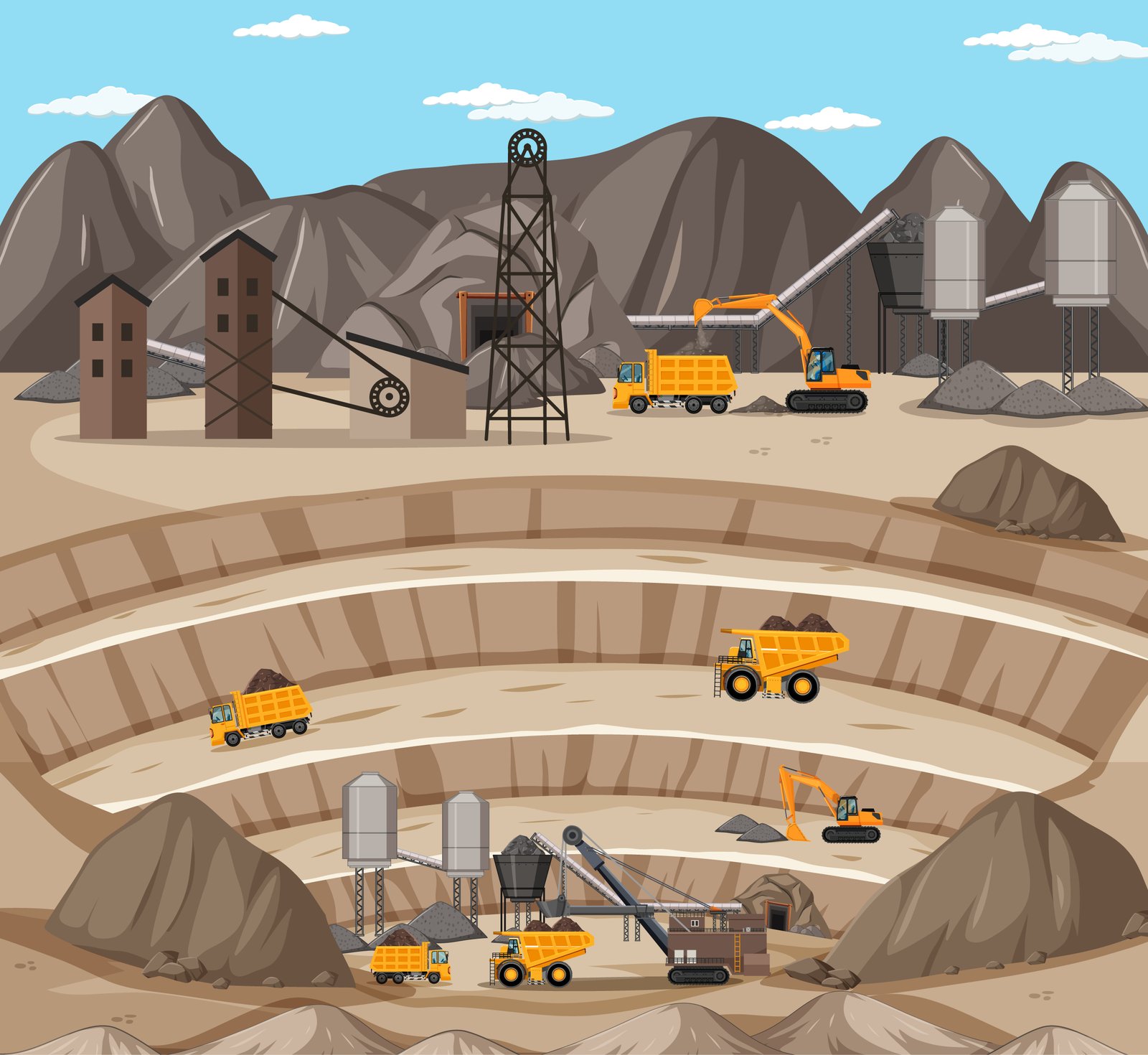 Mining illustration